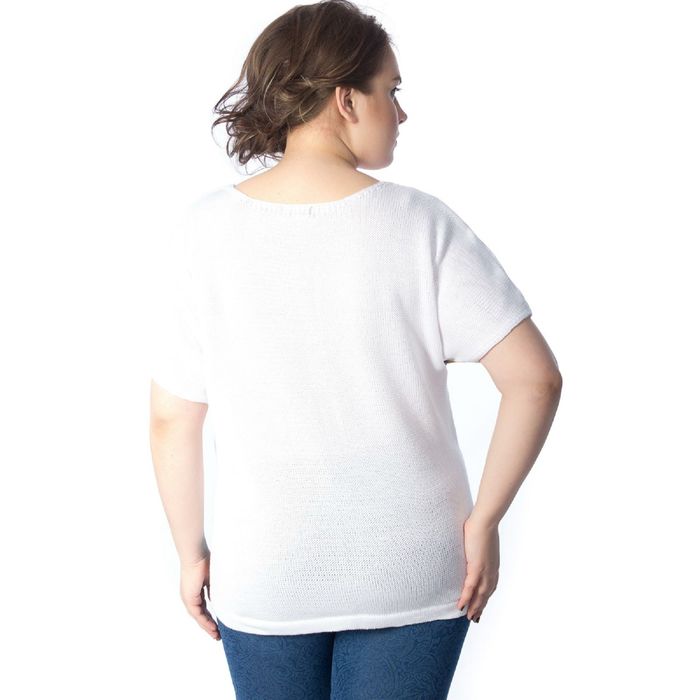 Джемпер женский, размер 52. цвет белый Др3-27/1