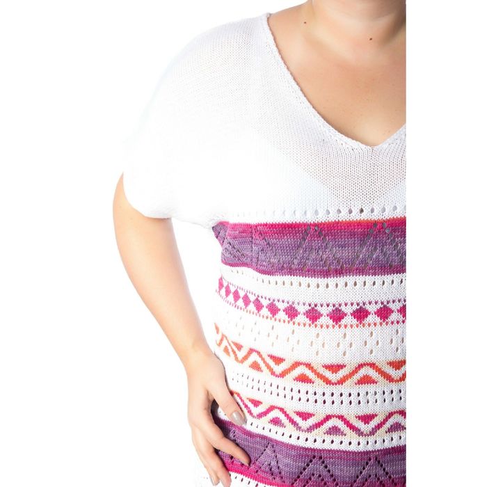 Джемпер женский, размер 52. цвет белый Др3-27/3