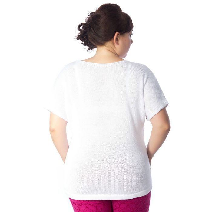 Джемпер женский, размер 52. цвет белый Др3-27/3