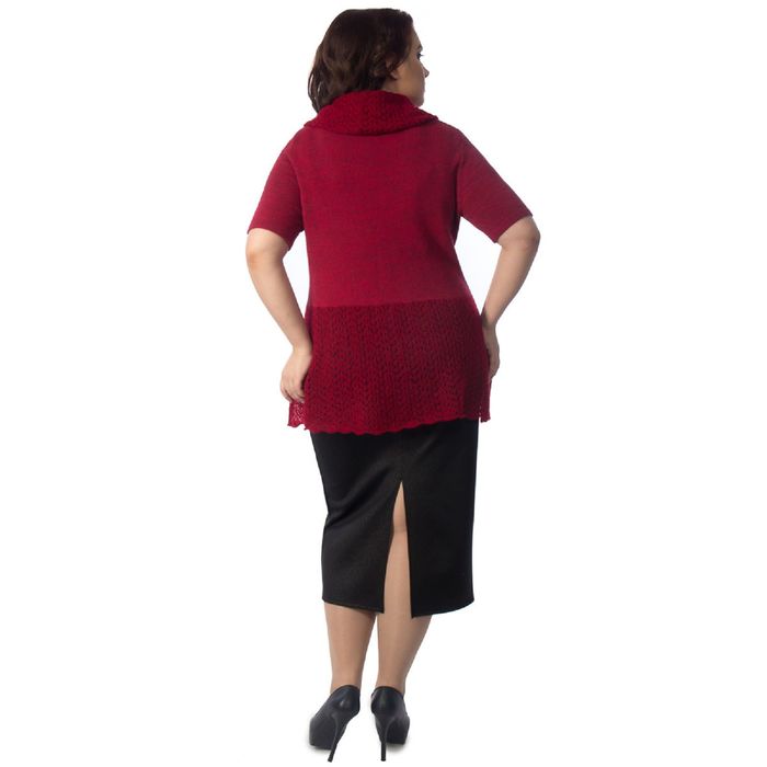 Джемпер женский, размер 52. цвет красный Др3-91/1