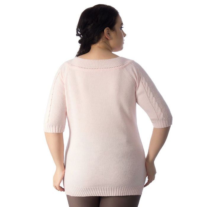 Туника женская, размер 52, цвет светло-розовый Др4-113/1