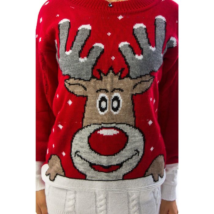 Джемпер женский, размер 42, цвет красный Др5-151