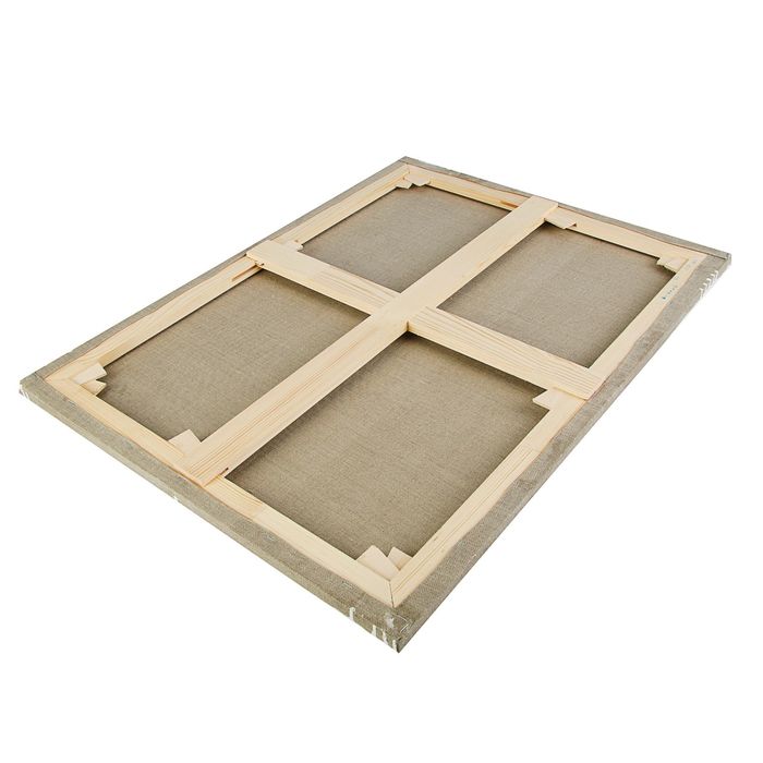 Холст на подрамнике лён 100% эмульсионный грунт 2*60*80 см среднезернистый, 245 г/м² Туюкан Живописный Т0003758