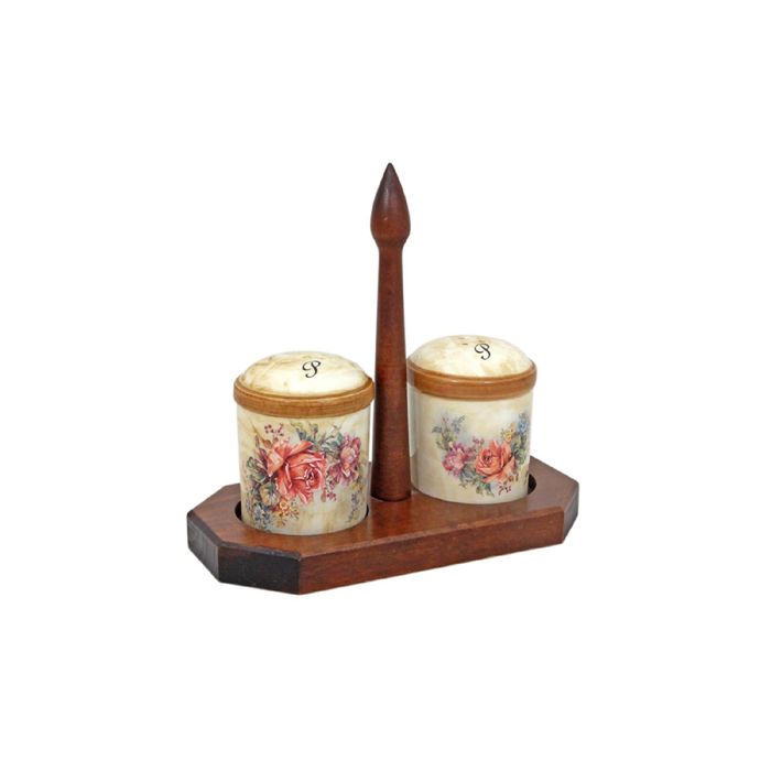 Набор для специй на деревянной подставке "Элианто"