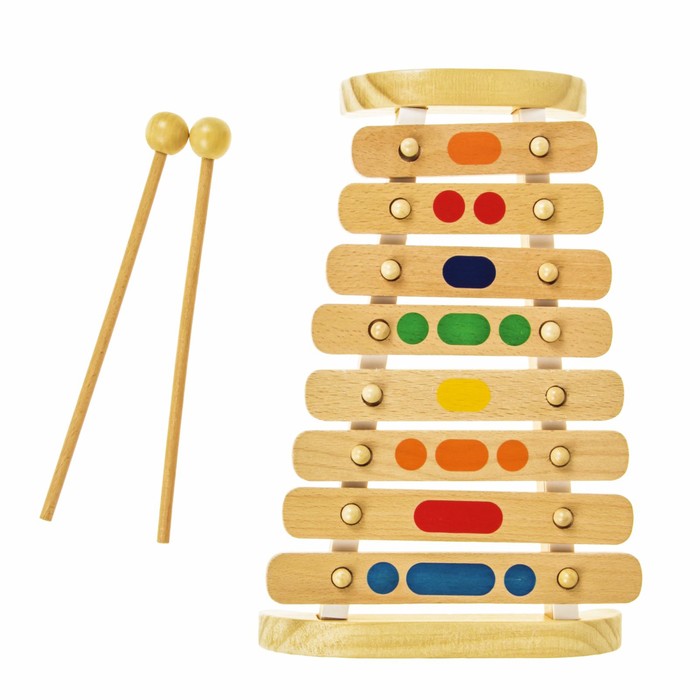 Ксилофон 8 тонов дерево