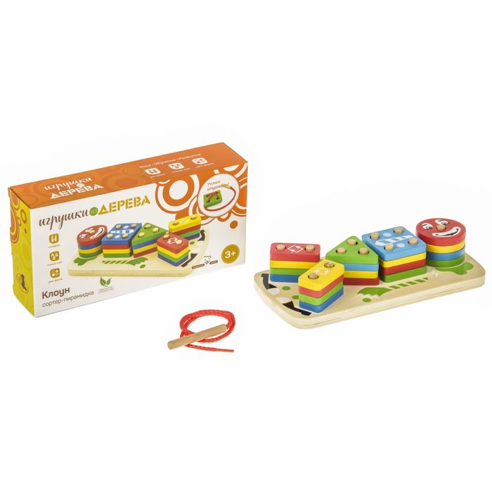 Сортер "Клоун-пирамидка"