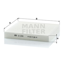 

Фильтр салонный MANN-FILTER CU2345