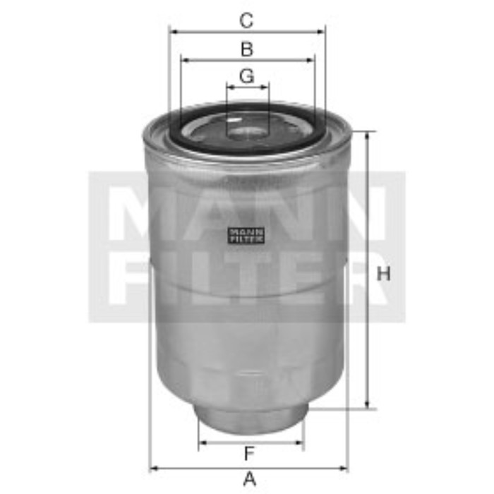 Фильтр топливный MANN-FILTER WK8053Z