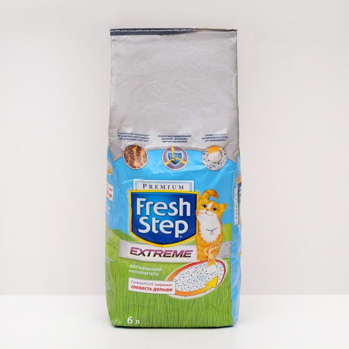 Наполнитель Fresh Step  тройной контроль запахов д/кошек 6 литров