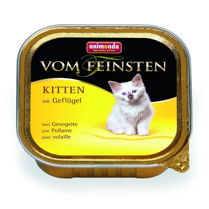 Влажный корм Animonda VOM FEINSTEN KITTEN для котят, с мясом птицы, ламистер, 100 г