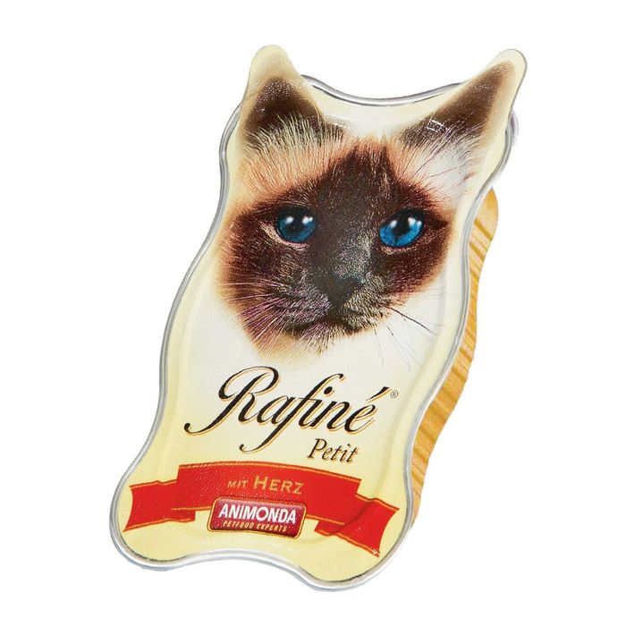 Влажный корм Animonda RAFINE PETIT для взрослых кошек, паштет с сердцем, ламистер, 85 г