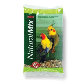 

Корм основной Padovan NATURALMIX parrocchetti для средних попугаев, 850 г.