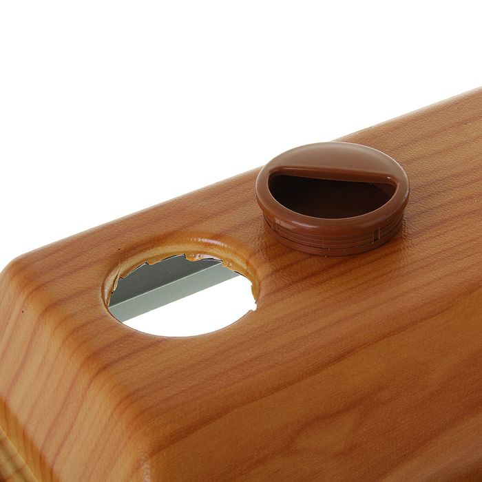 Аквариум с крышкой прямоугольный 50л, 51 х 27 х 35 см, вишня