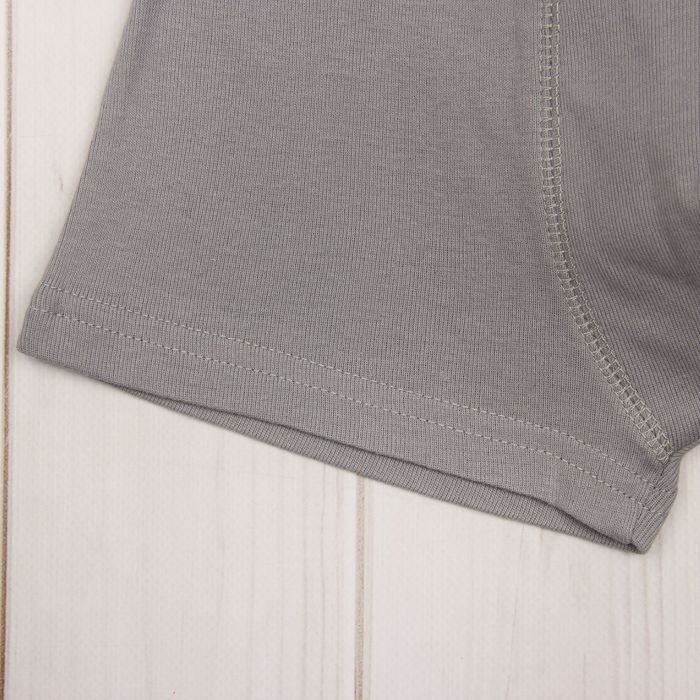 Комплект для мальчика (майка, трусы-боксеры), рост 146 см (76), цвет серый