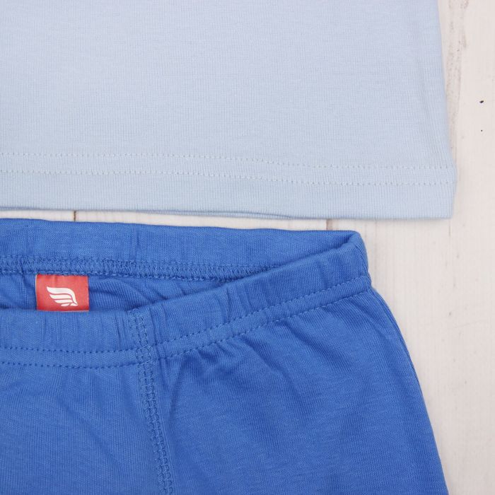 Комплект для мальчика (майка, трусы-боксеры), рост 140 см (72), цвет голубой