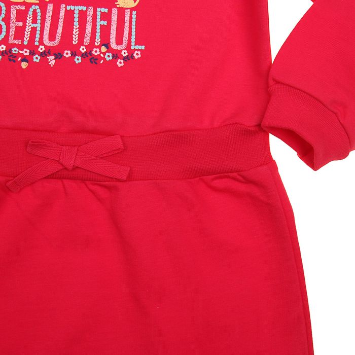 Платье для девочки, рост 98 см (56), цвет малиновый