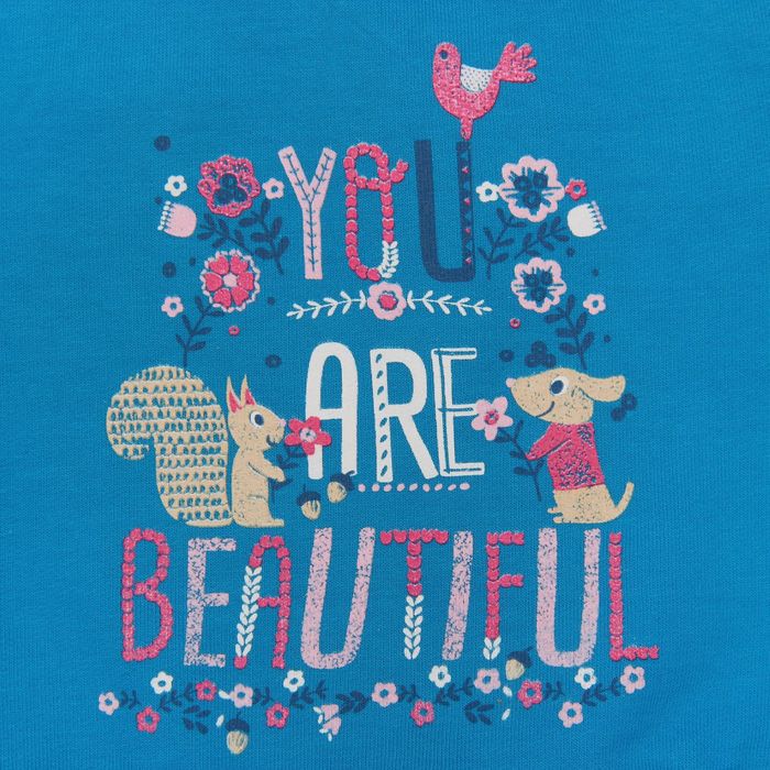 Платье для девочки, рост 98 см (56), цвет бирюзовый