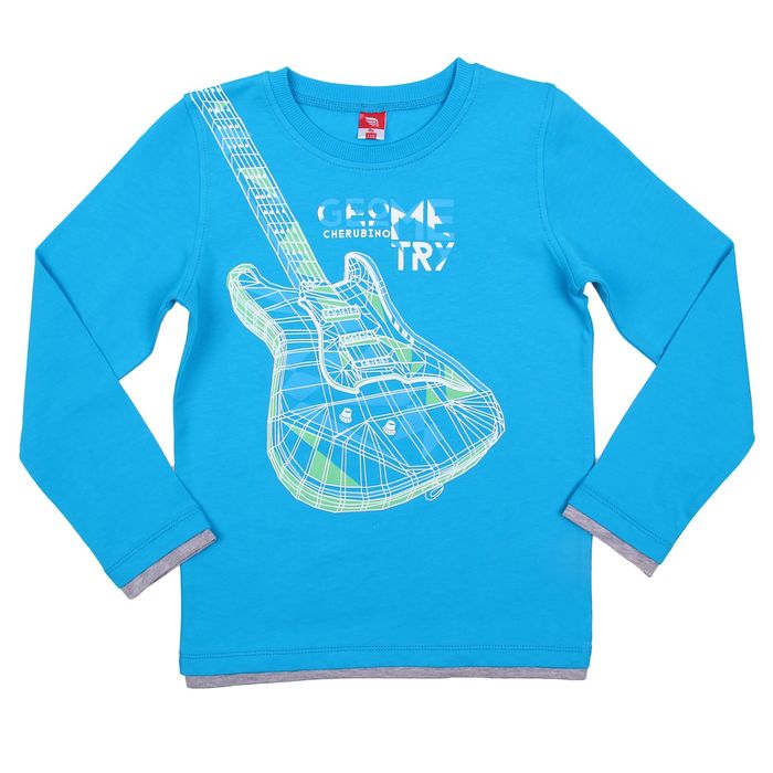 Джемпер для мальчика, рост 104 см (56), цвет бирюзовый