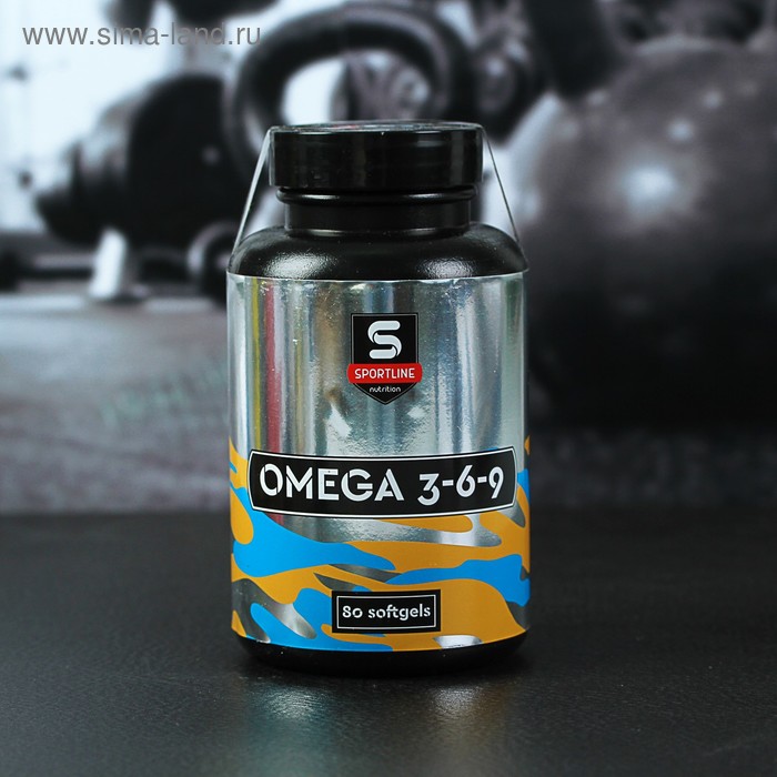 фото Витамины sportline nutrition omega 3-6-9, 80 гелевых капсул