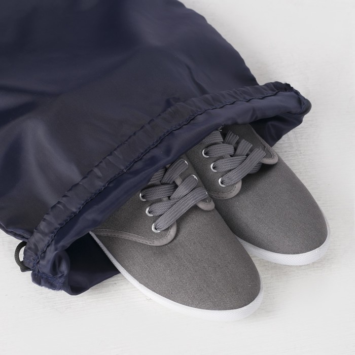 Сумка для обуви, цвет синий