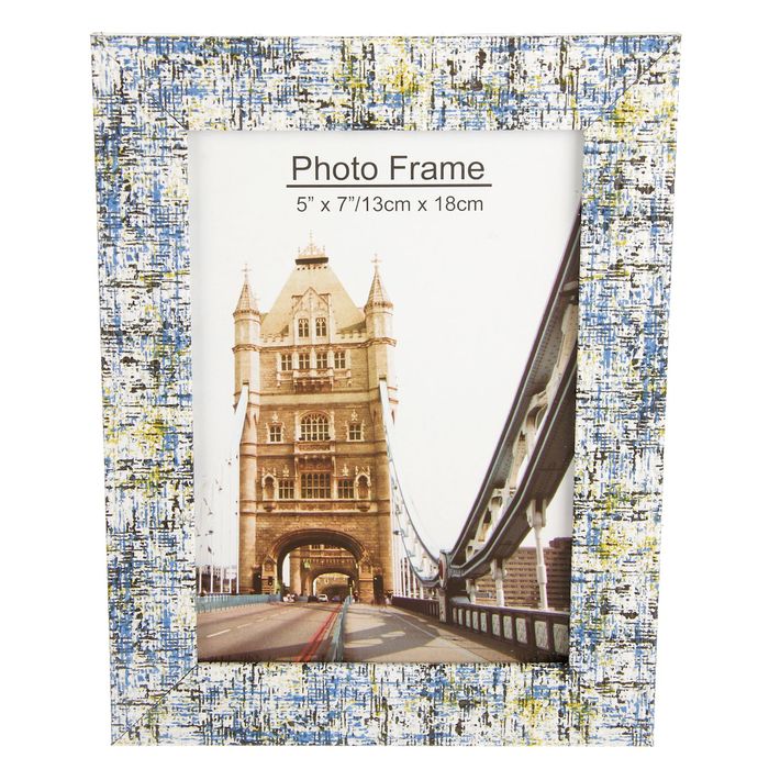 Фоторамка пластик 13х18 см "Брызги краски" (20х15 см)