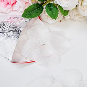 

Лепестки роз, белые, 22 х 12 см