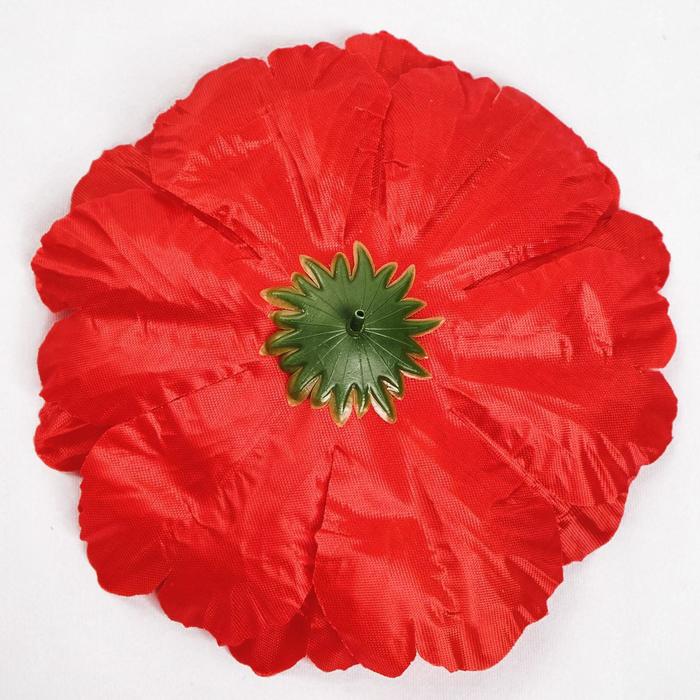 Цветы искусственные для декора, цвет красный