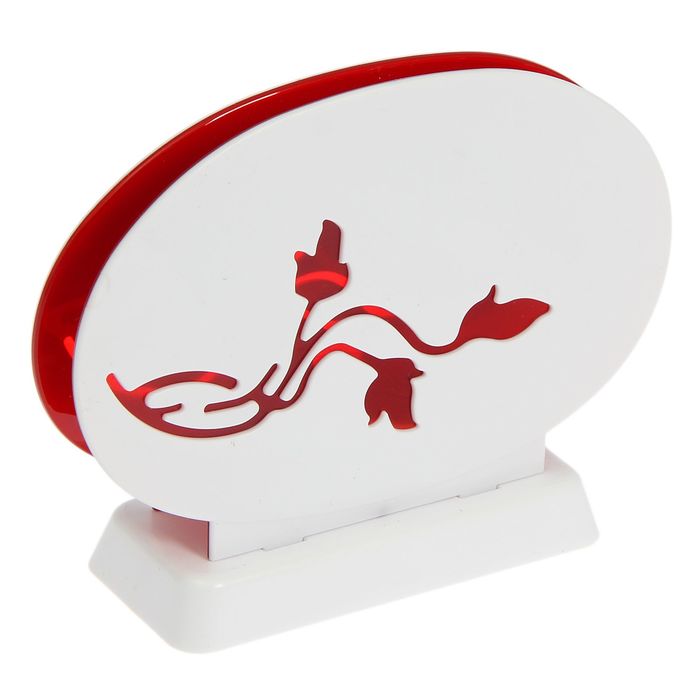 Салфетница Viola, цвет красный полупрозрачный