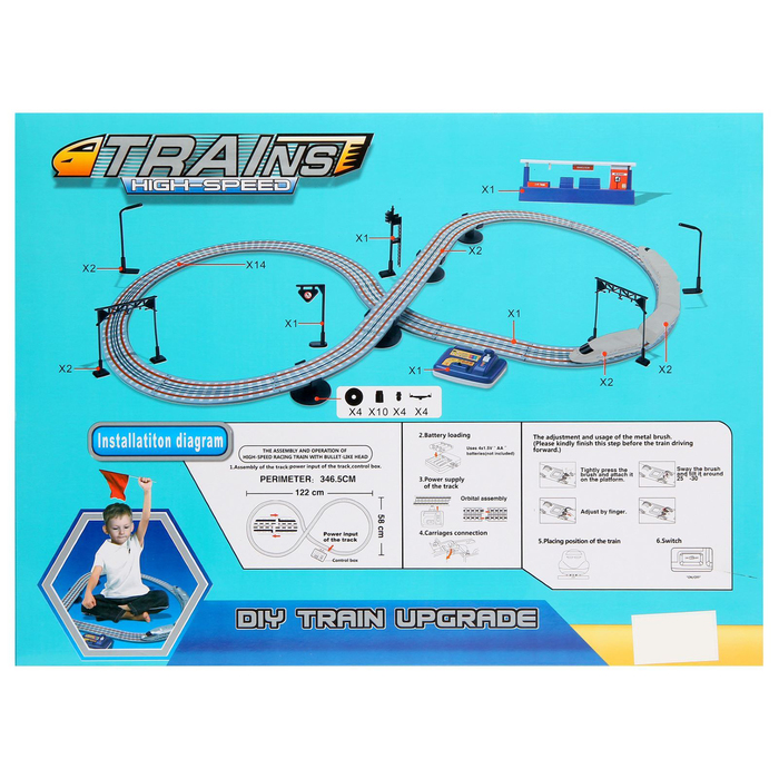 Железная дорога "Аэроэкспресс", протяжённость пути 3,46 м