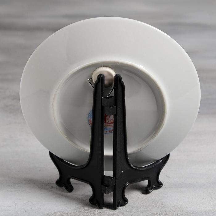 Тарелка сувенирная «Екатеринбург. Плотинка» (деколь)