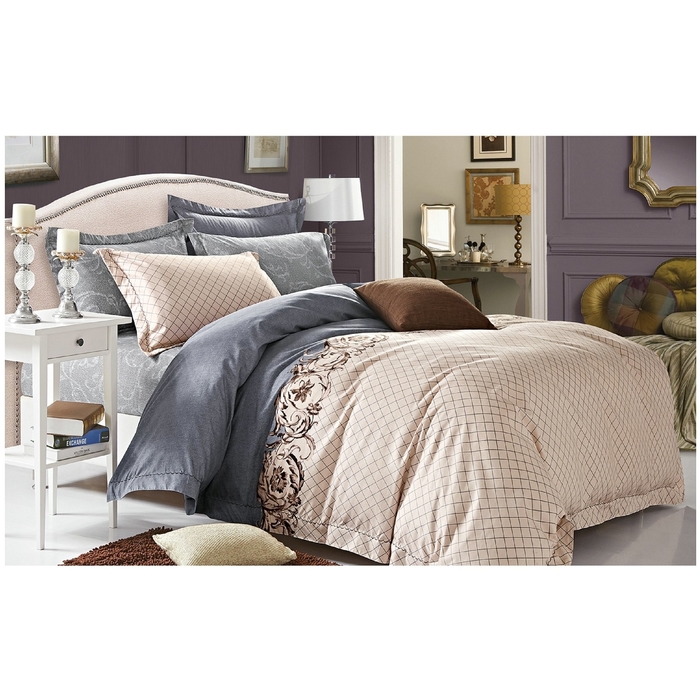 Постельное бельё "Этель" дуэт Нежный сад, размер 150х210 см - 2 шт., 220х240 см, 50х70 ± 3 см - 2 шт.