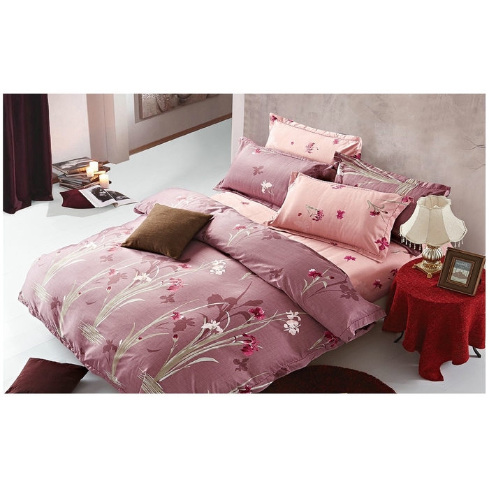 Постельное бельё "Этель" евро Розовый сад, размер 200х220 см, 220х240 см, 50х70 ± 3 см - 2 шт.