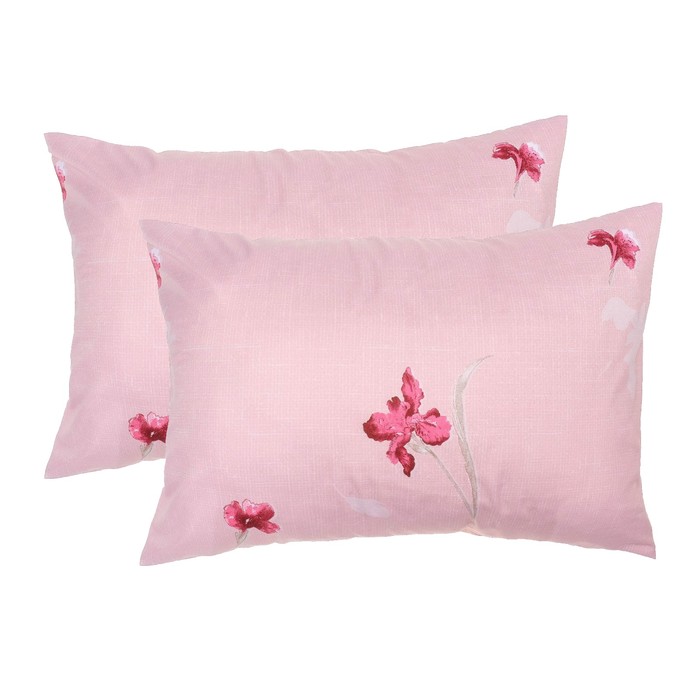 Комплект наволочек "Этель " Розовый сад 50х70 +- 2 см - 2 шт., новосатин