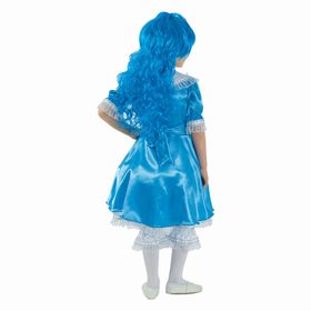 Детский карнавальный костюм "Мальвина", р-р 30, рост 110-116 см, цвет ярко-голубой от Сима-ленд