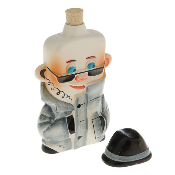 Штоф фарфоровый «Спецагент», 0.35 л, в упаковке книге