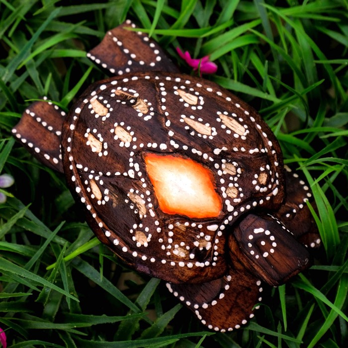 Деревянная фигурка "Черепаха" 10 см