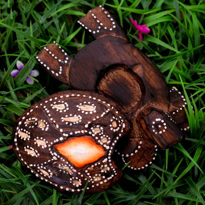 Деревянная фигурка "Черепаха" 10 см