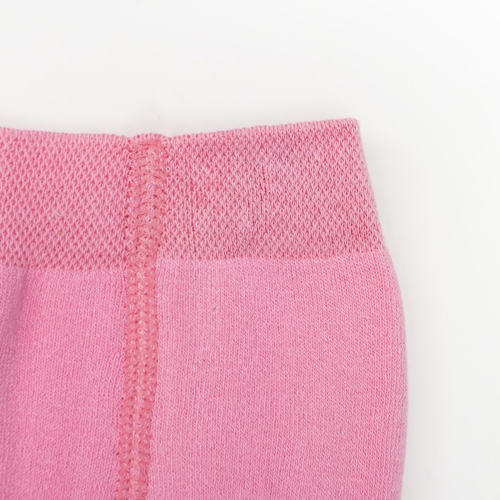 Колготки детские плюшевые цвет розовый, рост 92-98