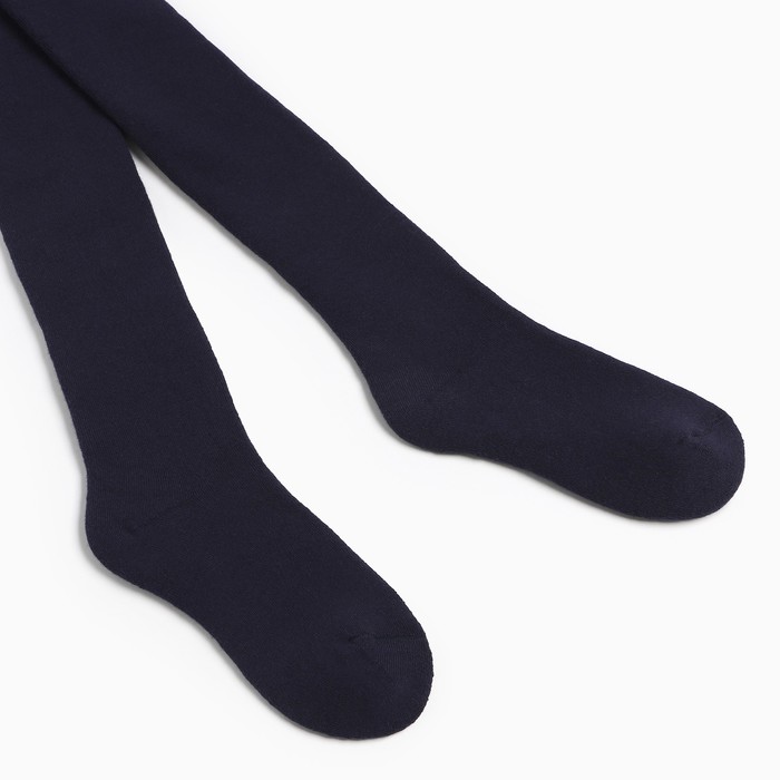 

Колготки детские махровые цвет тёмно-синий, рост 140-146