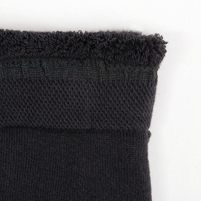 Колготки детские плюшевые, цвет т.серый, рост 92-98