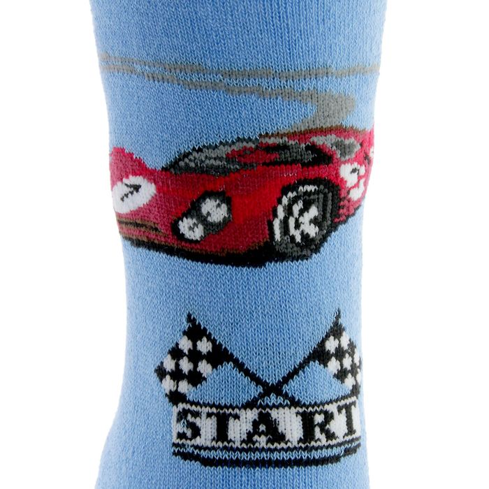 Колготки детские плюшевые, цвет голубой, рост 98-104