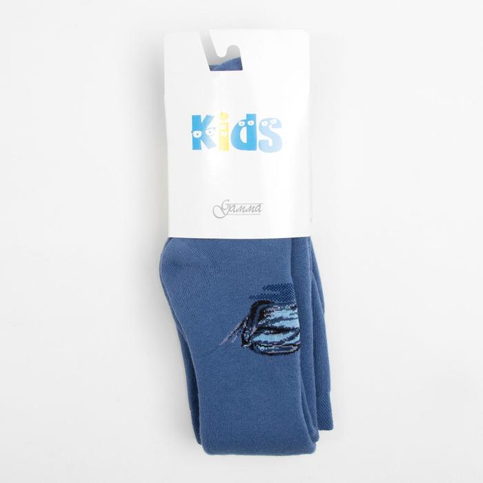 Колготки детские плюшевые С661(Л) цвет деним, рост 116-122