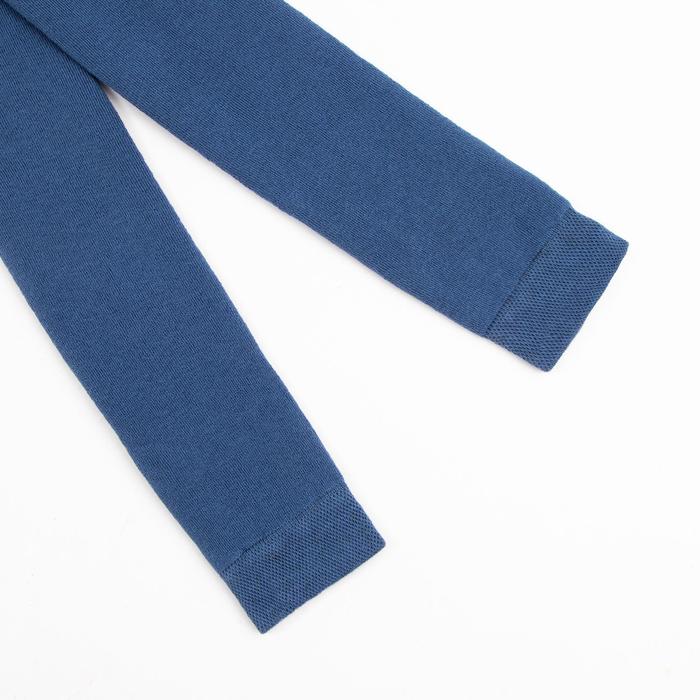 Легинсы детские плюшевые С504(Л) цвет деним, рост 122-128