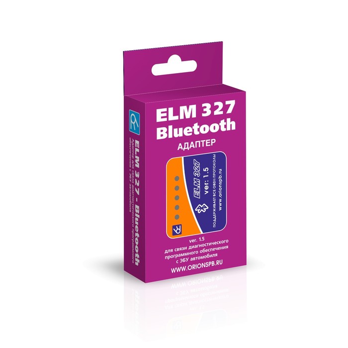 фото Адаптер для диагностики авто elm 327 bluetooth вымпел