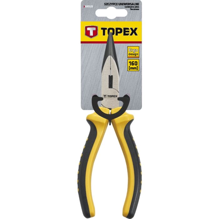 Плоскогубцы удлиненные прямые TOPEX, 160 мм