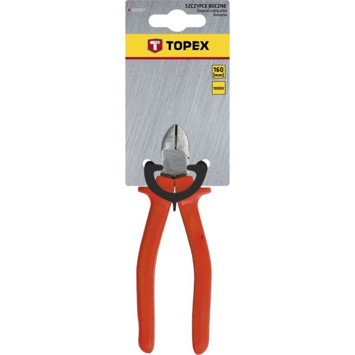 Кусачки боковые TOPEX, 160 мм. 1000 В
