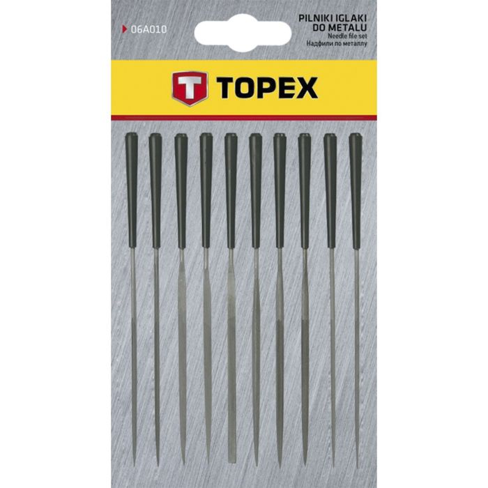 Надфили TOPEX, набор 10 шт.