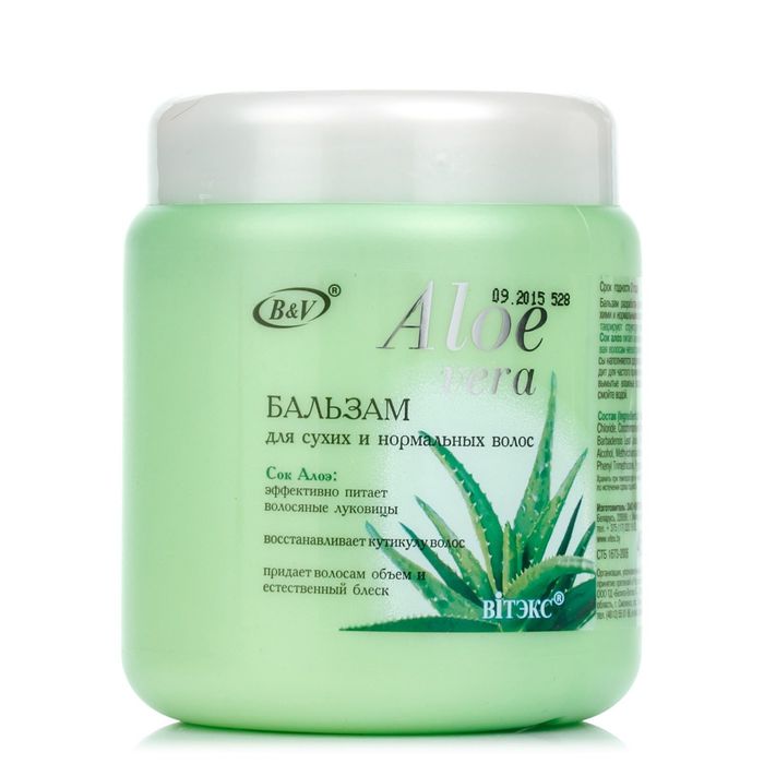 Бальзам Bitэкс aloe vera, для сухих и нормальных волос, 450 мл