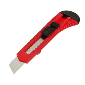 Нож универсальный Top Tools, корпус пластик, квадратный фиксатор, 18 мм