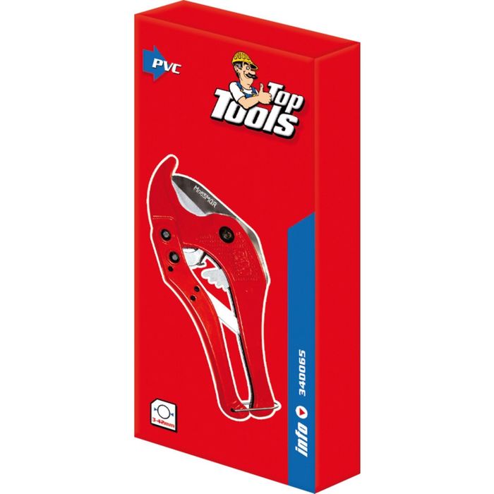 Труборез Top Tools, для полимерных труб 3-42 мм 1961785